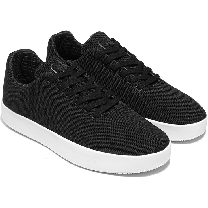 Pantofi unisex casual confortabili slip-on, mocasini pentru barbati si femei, marimea 40 – din plasa antiderapanta, usori si respirabili, negru