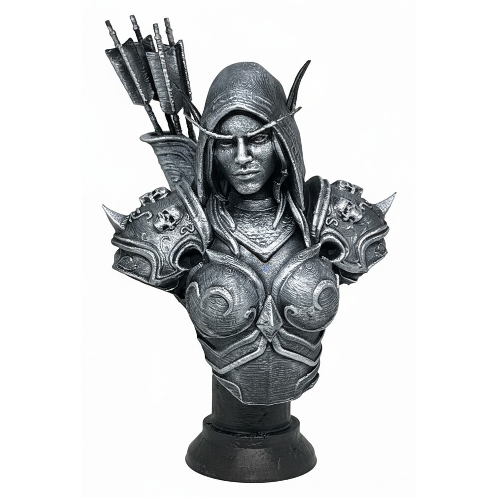 Buste Sylvanas Windrunner – World Of Warcraft, 15,5 Cm, Figurine Neuve