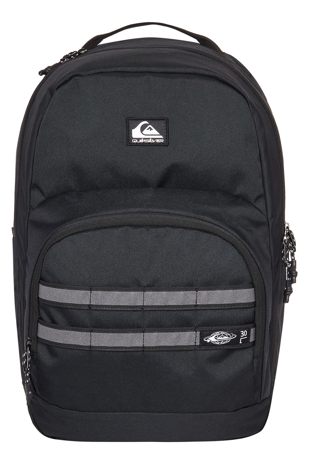 QUIKSILVER, Rucsac cu compartimente multiple Schoolie 3.0, Grip Black