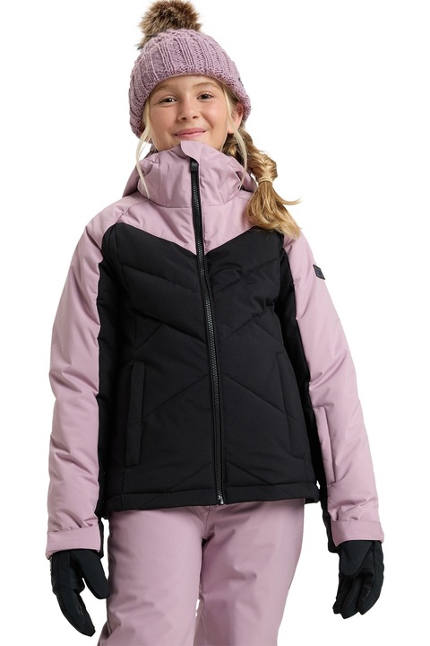 ROXY, Ски яке Snowsylva с качулка, Черен/Лилав