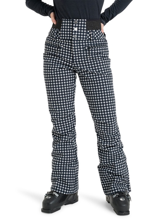 ROXY, Pantaloni cu talie inalta pentru ski Rising, Alb/Bleumarin