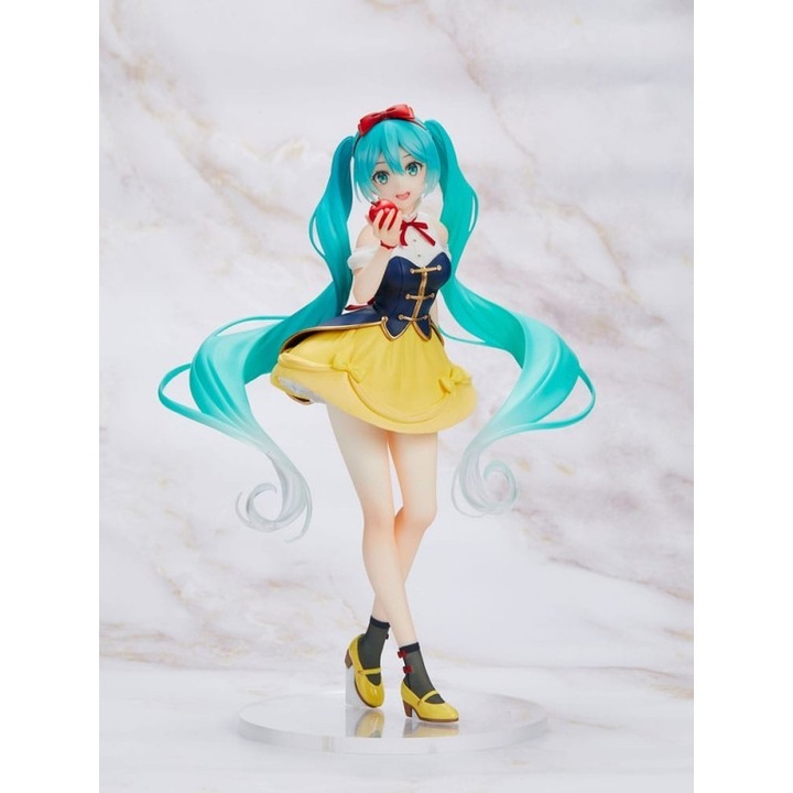Hatsune Miku Wonderland figura, 18 cm, Taito díj, fehér, lányoknak