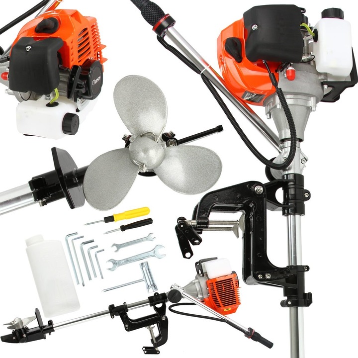 Motor termic pentru barca 2 timpi 4,3 KW cisma lunga reglabila MXM83302