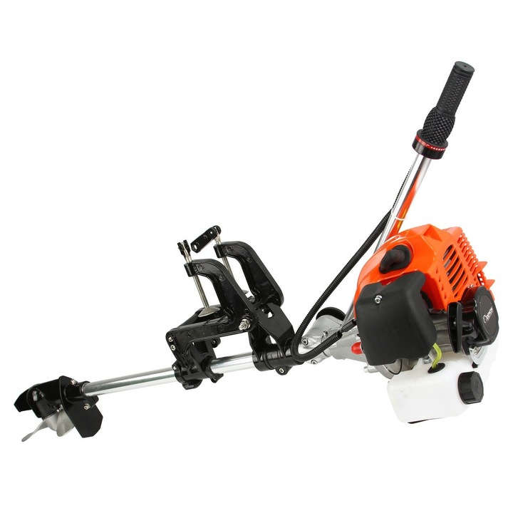 Motor de barca pe benzina in 2 timpi 4, 3 KW cisma lunga reglabila XM83302