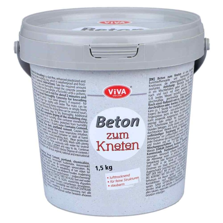 Finombeton művészeknek, modellezéshez, VIVA DECOR, 1,5 kg
