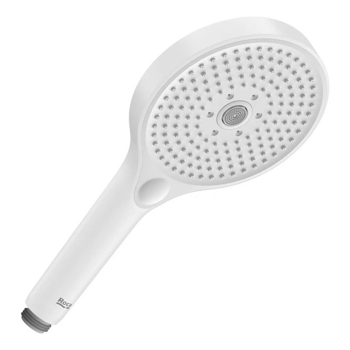 Para dus Roca Pleum A5B8114B00, racord 1/2 inch, 130 mm, 3 functii, mat, Alb