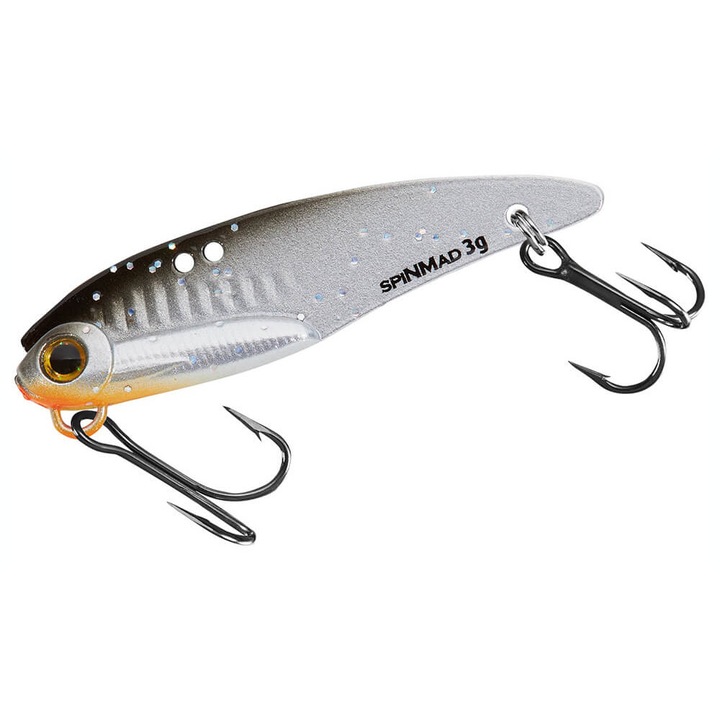 Cicada Spinmad SpicyBlade Uklejka 4.2cm, 3gr, culoarea 3502, pentru pescuitul la clean, biban, pastrav