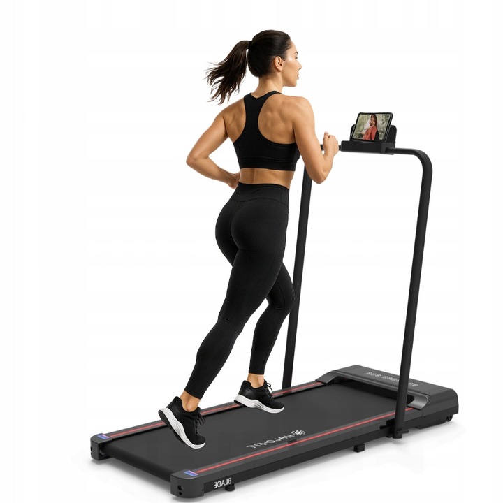 Elektromos futópad HALO-FIT BLADE, kompakt, összecsukható, 1-10 km/h, 107x40cm, max. 110kg
