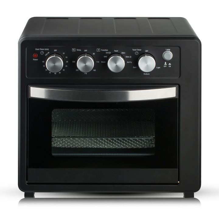 Cuptor electric, 1700W, 220V, capacitate mare 32L, control inteligent al temperaturii, oprire automata, 42x36x40cm, negru