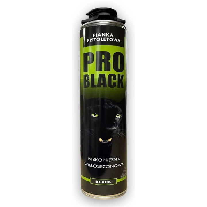 Pianka Montaj 750g, neagra, pentru terrarii, aplicare cu pistol