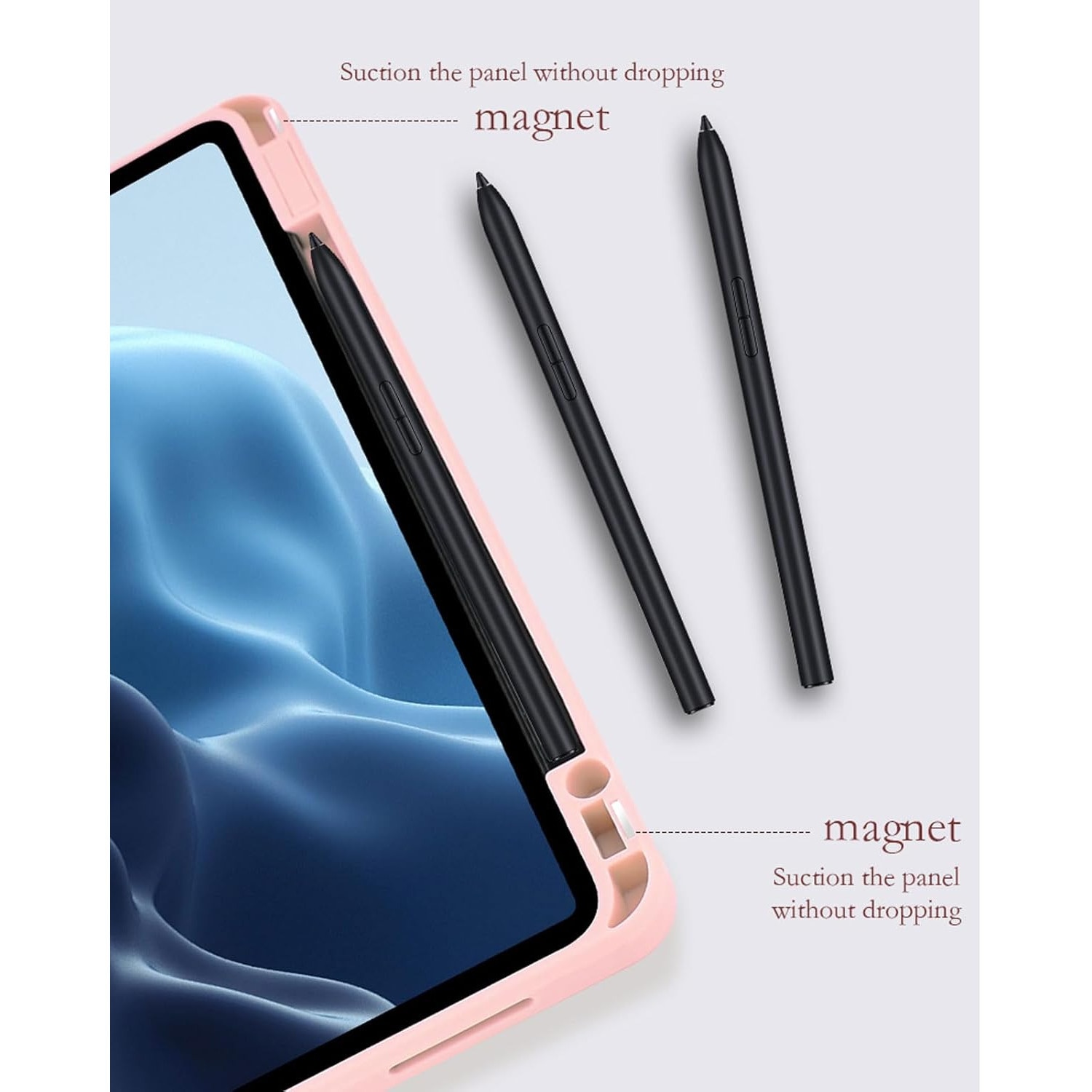Husa premium pentru tableta Apple iPad Air 11" (2024), Air 5, Air 4, (11/10.9 Inch), Protectie Completa, Suport SmartPen, Blue laguna