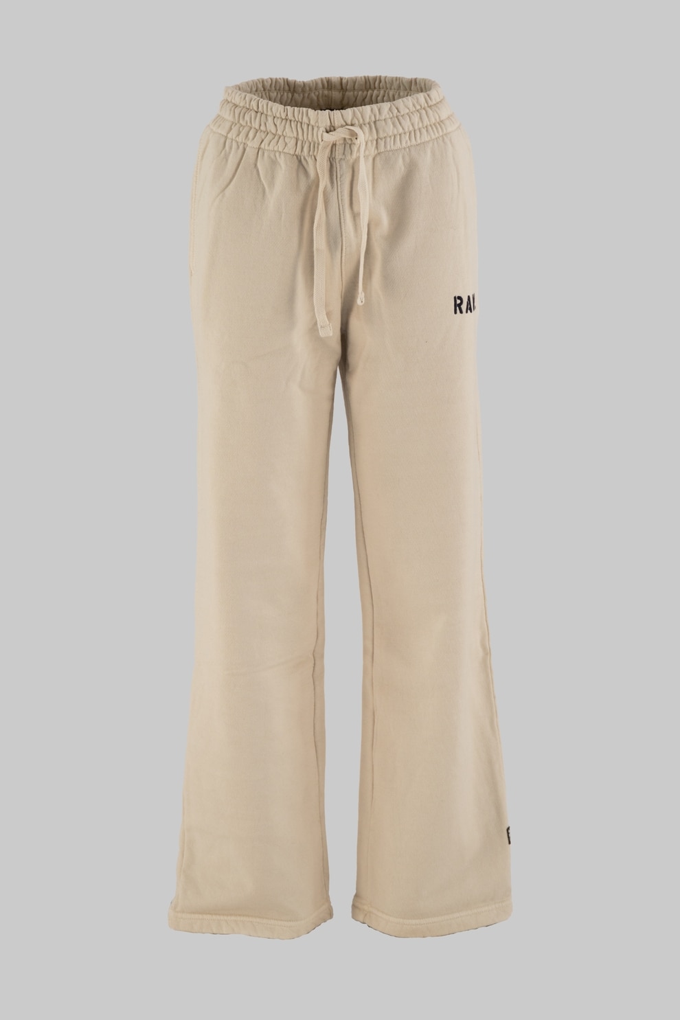 G-STAR, Pantaloni de trening de bumbac cu snur, Bej, 152 CM