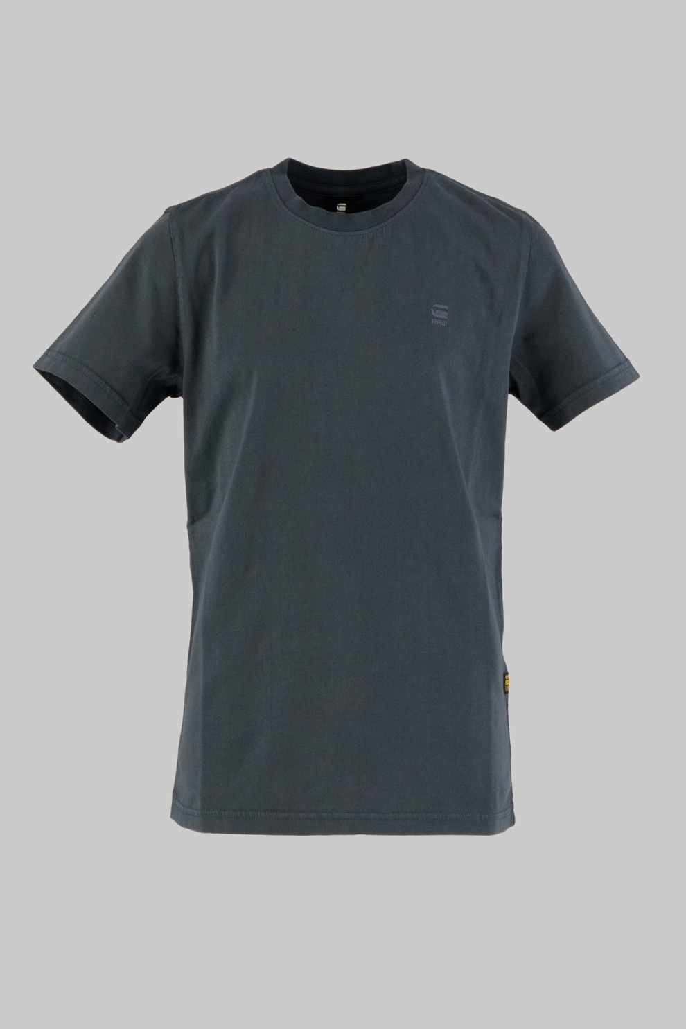 G-STAR, Tricou de bumbac cu logo, Albastru petrol, 164 CM