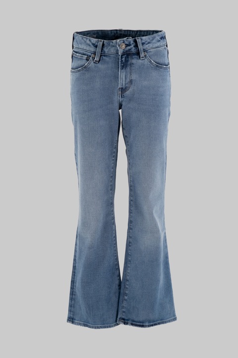 G-STAR, Flared fit farmernadrág mosott hatású dizájnnal, Világoskék