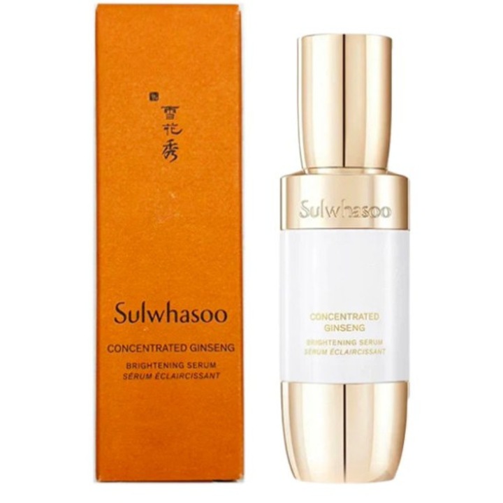 Серум против бръчки с озаряващ и хидратиращ ефект Concentrated Ginseng Brightening Serum, Sulwhasoo, Мини, 8мл