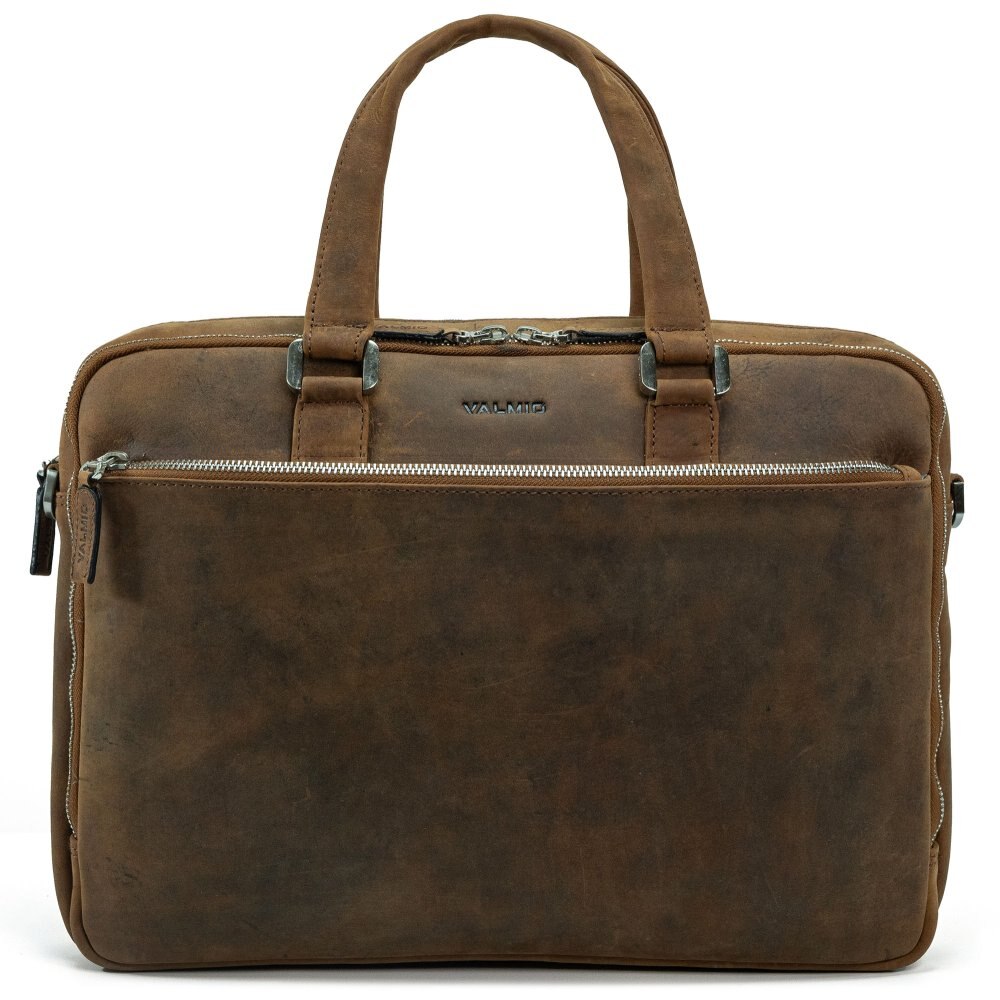 Geantă laptop din piele Valmio L03, 40x29x9cm, servietă, pentru laptop 15"