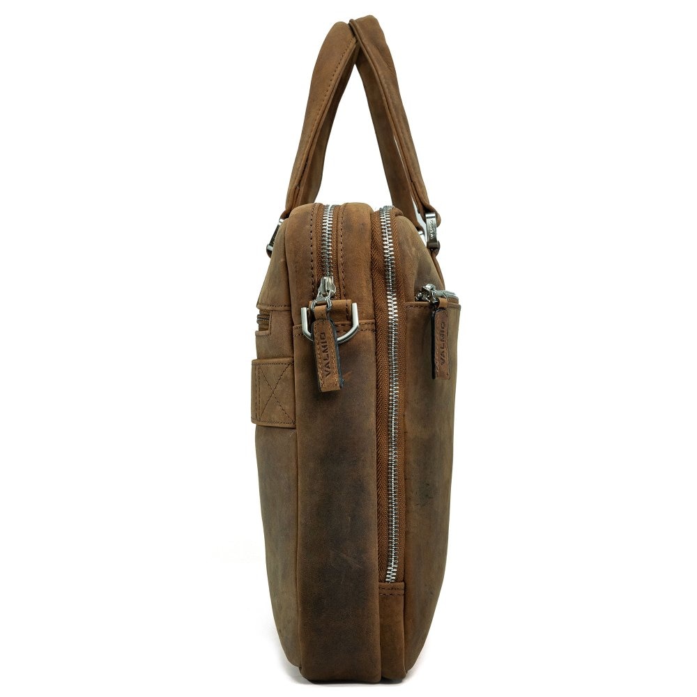 Geantă laptop din piele Valmio L03, 40x29x9cm, servietă, pentru laptop 15"