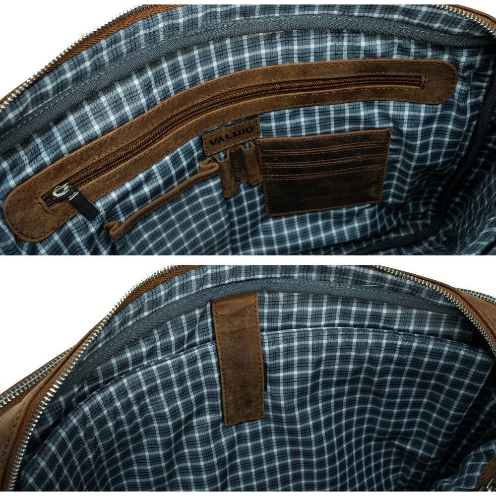 Geantă laptop din piele Valmio L03, 40x29x9cm, servietă, pentru laptop 15"