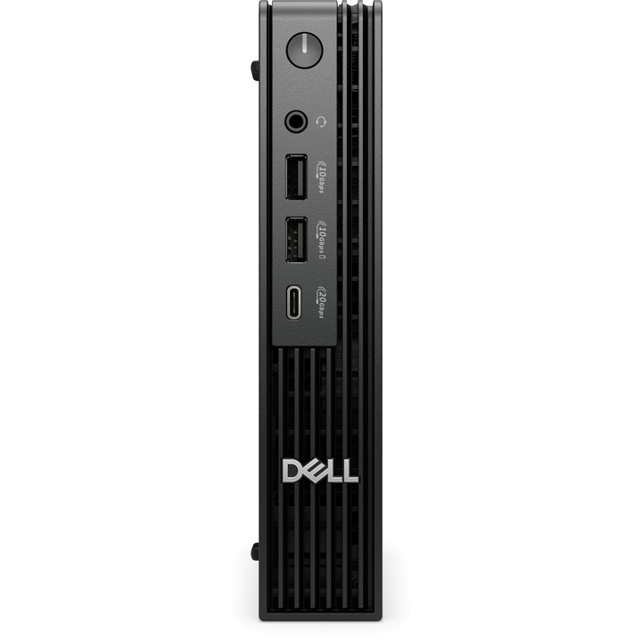 Настолен компютър Dell Pro Micro Plus QBM1250, Процесор Intel Core Ultra 5 235 (2.9/5.0GHz, 24M), 16 GB, 512 GB SSD M.2 NVMe, Intel Xe 4 Core Graphics 64 EUs, Windows 11 Home