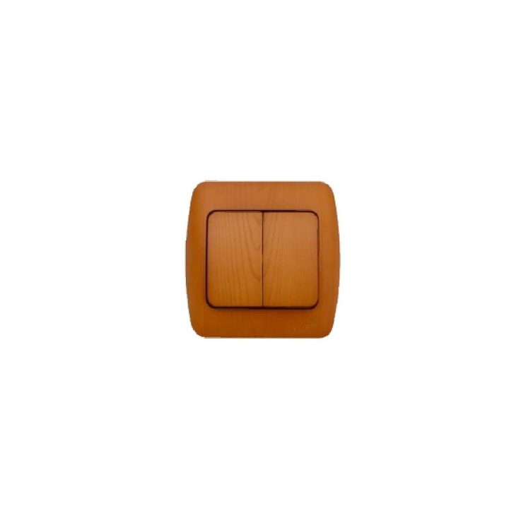 Comutator 10A 220-230 V.S.T. (incastrat) Stejar