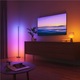 Lampa smart ambientala Nanoleaf Matter, RGBW, Control vocal si aplicatie, 22W, 1700lm, 2200K-6500K, Peste 16M culori, Negru