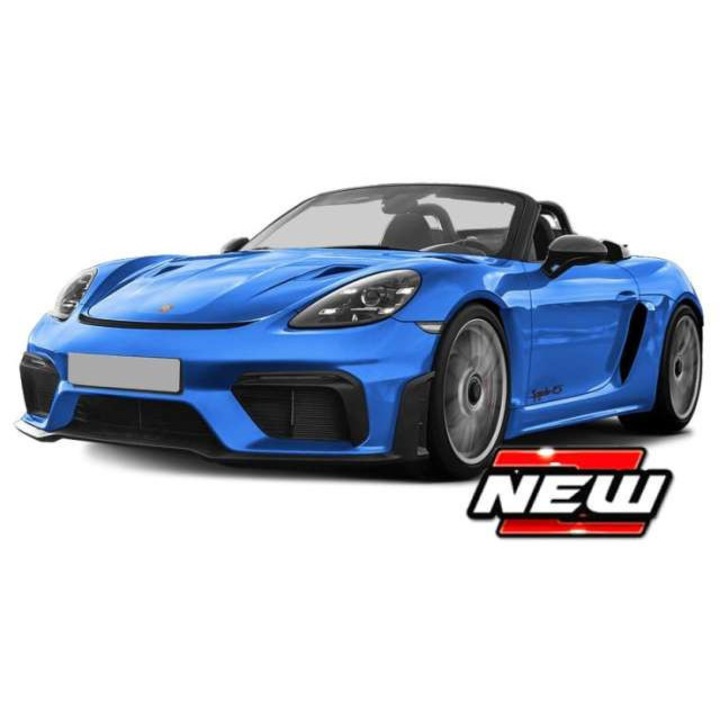 Porsche 718 SPYDER RS makett, sötétkék 2024 1/43 méretarány