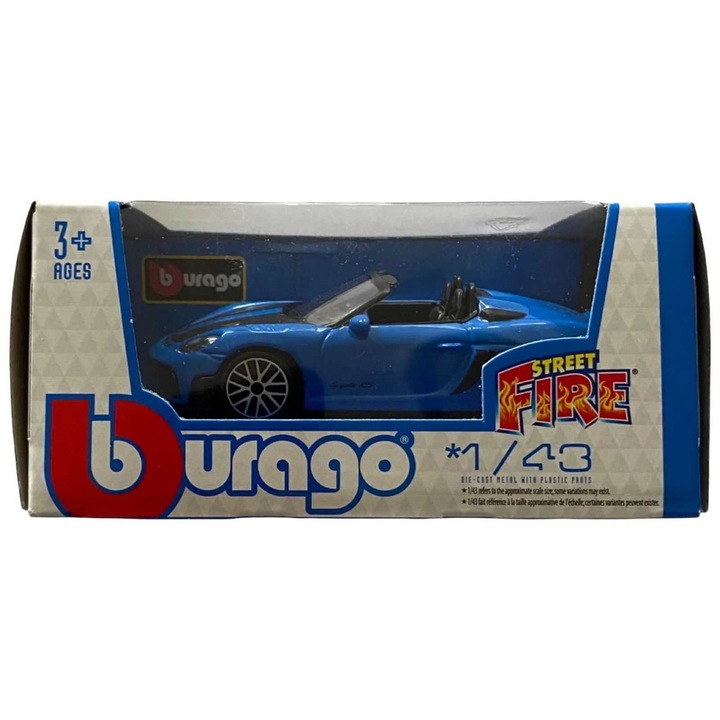 Porsche 718 SPYDER RS makett, sötétkék 2024 1/43 méretarány