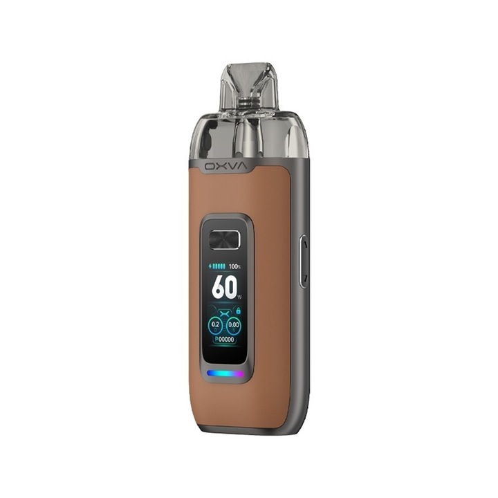 Kit Tigara Electronica Oxva VPrime, 60W, 2600 mAh, 5 ml - Brown Leather