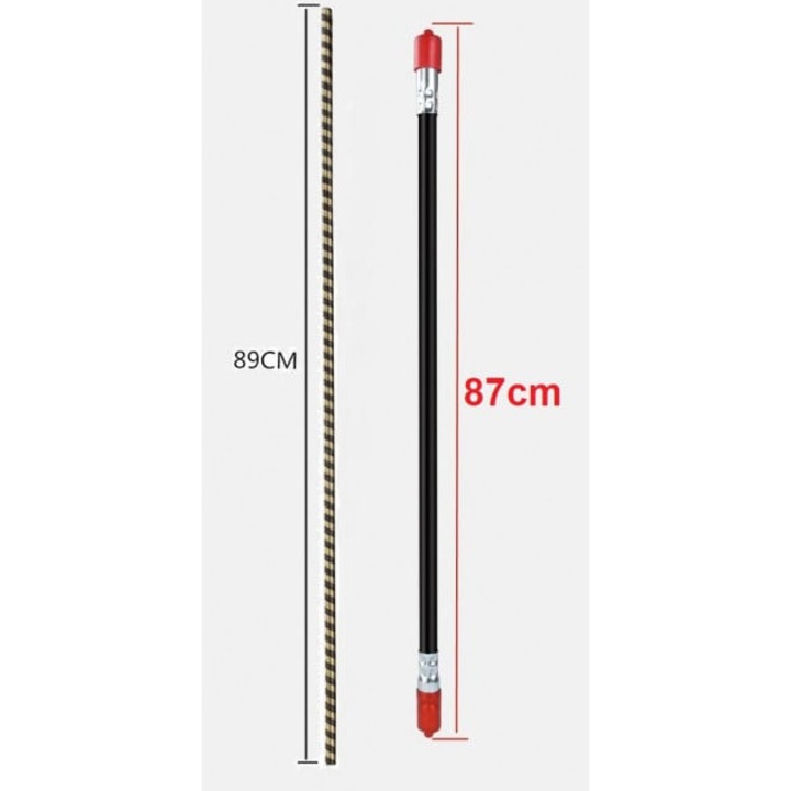 Teljes flexibilis tengely bozótvágóhoz 890mm / ❒7mm