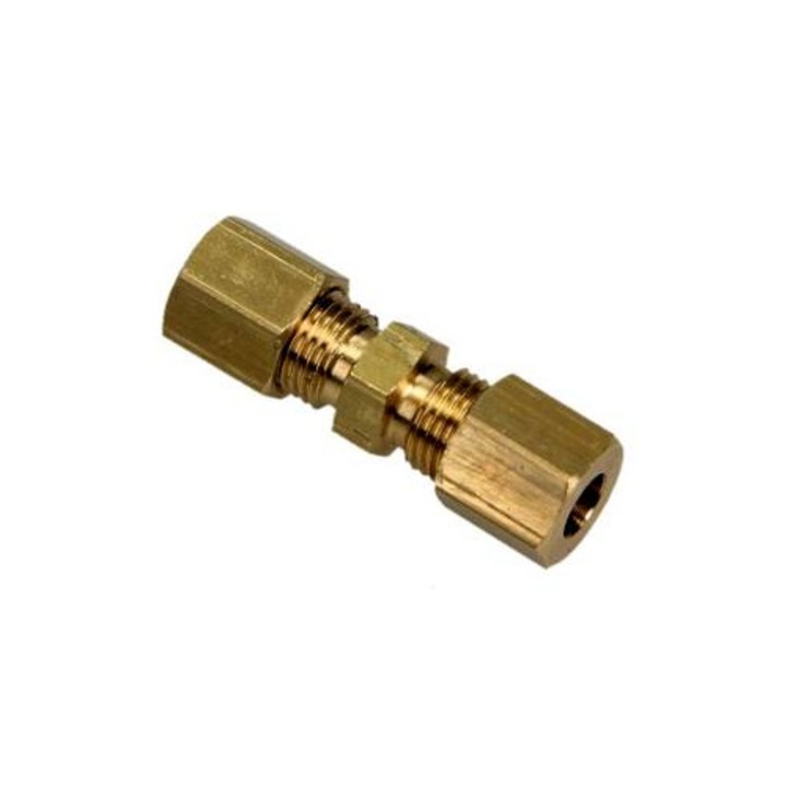 Rézcső csatlakozó, 6,05 mm átmérő, gombokkal
