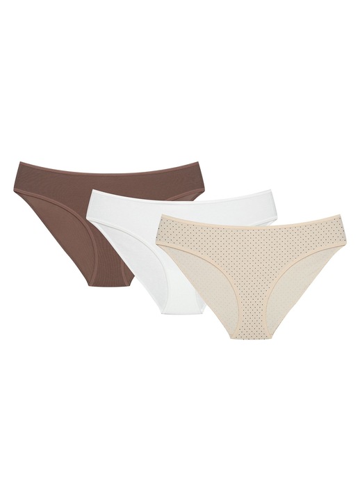 Chiloti figi dama Mia-Mia set, Alb