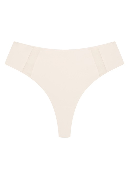 Chiloti dama, tanga alb crem, Blank Esotiq, Alb