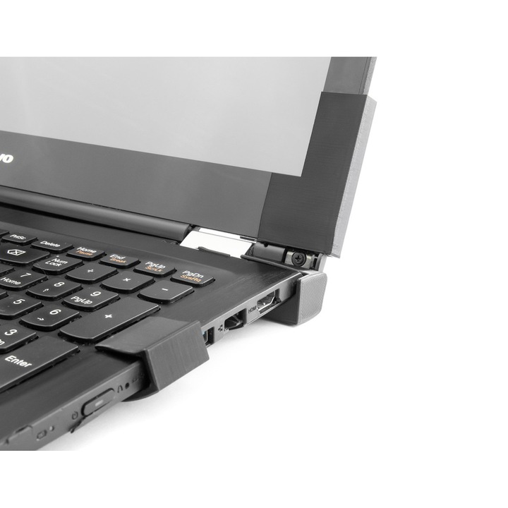 Kit reparatii, Lenovo, Yoga 500-15isk, 500-15ibd, 500-15ihw, Flex 3-1570, Flex 3-1580, 6 piese, reparare balamale, instructiuni de asamblare, negru, material rezistent, asamblare usoara, fara lipici, restabileste functionalitatea