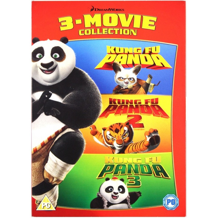 Kung Fu Panda/ Kung Fu Panda 2/ Kung Fu Panda 3 [3DVD]