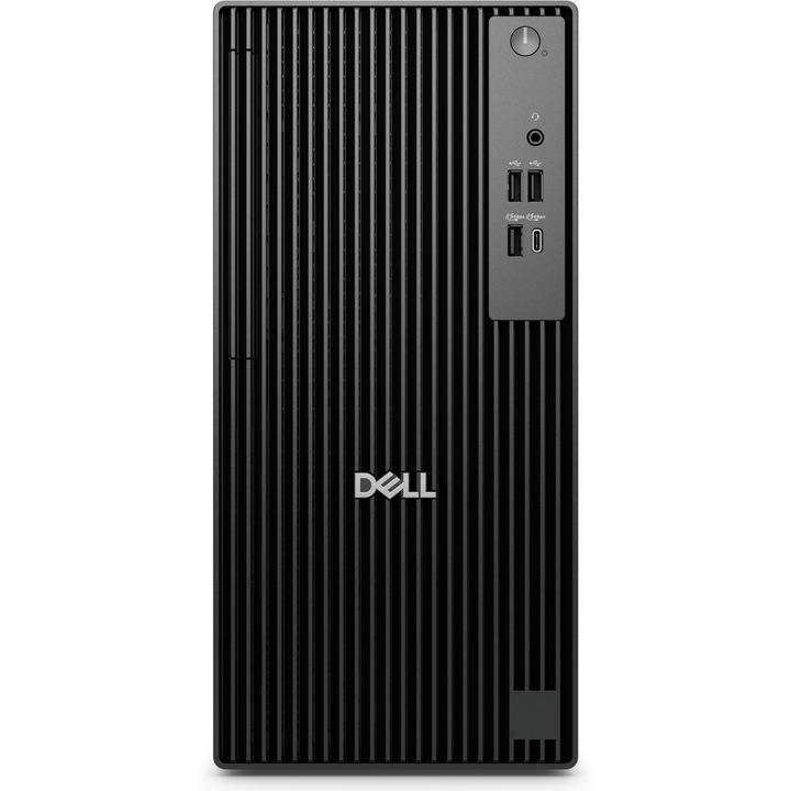 Настолен компютър Dell Pro Tower QCT1250, Процесор Intel Core i7-14700 (2.5/5.6GHz, 33M), 16 GB, 1 TB SSD M.2 NVMe, Intel UHD Graphics 770, Windows 11 Home