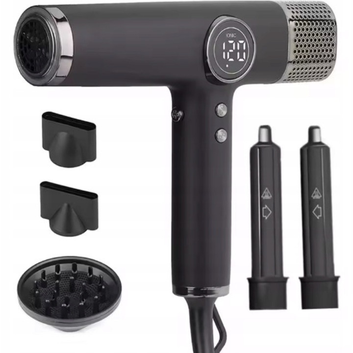 Сешоар с маша Мултифункционален уред за оформяне на коса с йонизация 3 нива на температура