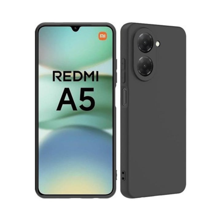 Husa pentru XIAOMI Redmi A5 silicon, Negru