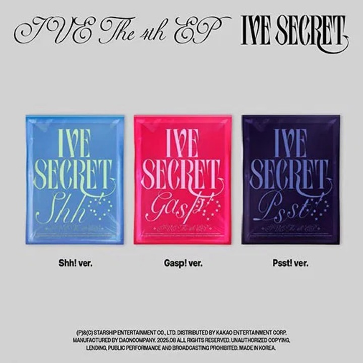 IVE: Ive Secret - CD, K-pop, 1 disc