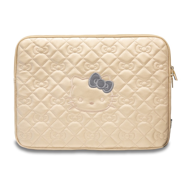 Laptop Védőtok, 14", O90, Műbőr, Arany