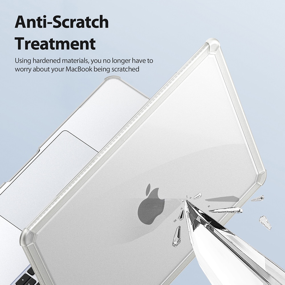 Husa Protectie pentru MacBook Air 13" 2022/2024, O84, Lexgard, Transparent