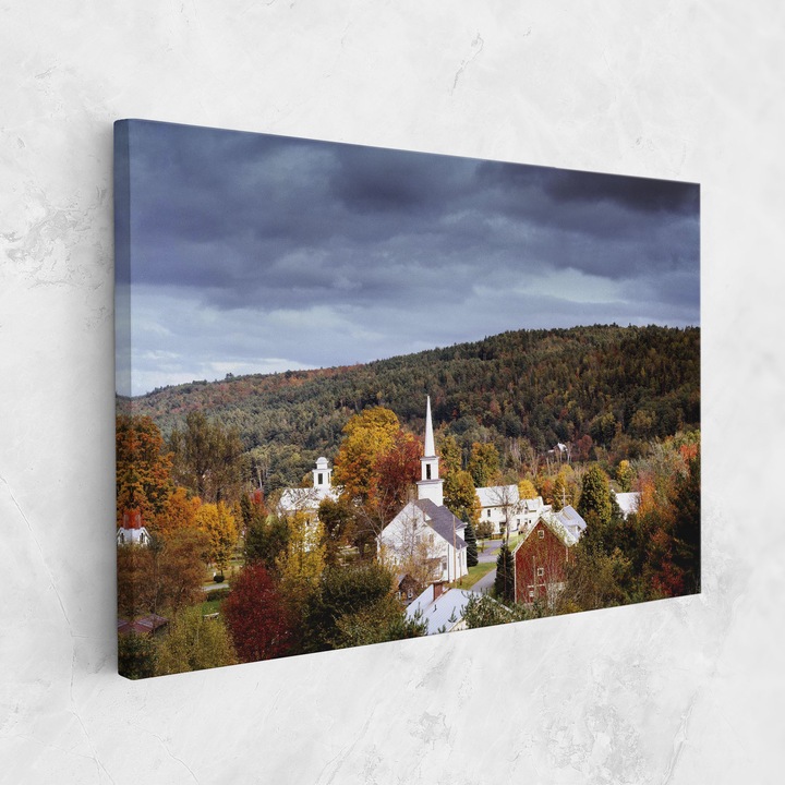 Картина на платно, ARTHUB, 80x120 cm, Спалня и Дневна, Пейзажи, Есен, Autumn Trees