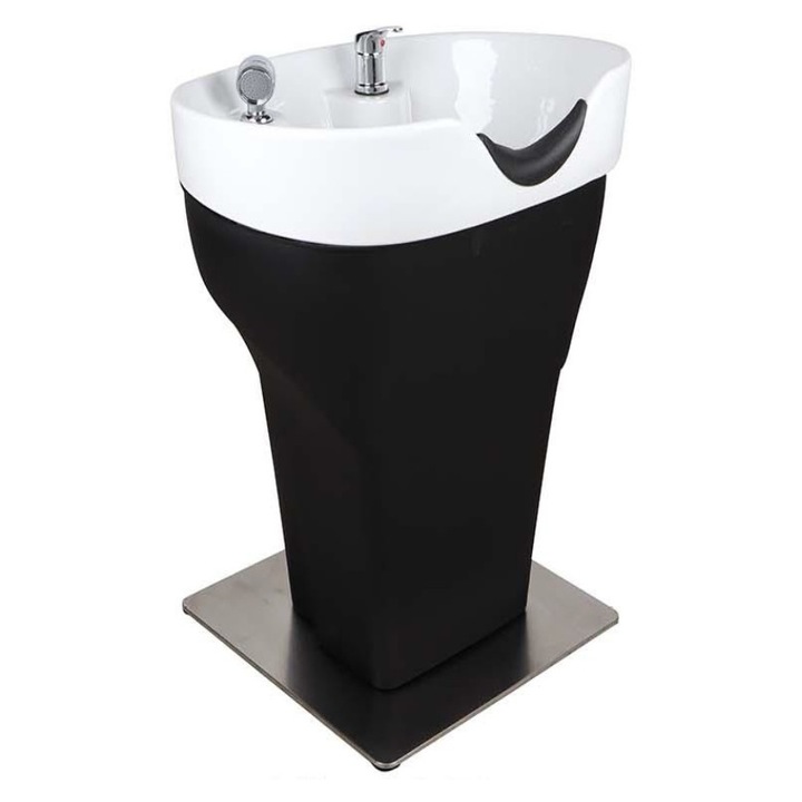 Unitate de spalare cu chiuveta ceramica, baterie, dus, 78 x 66 cm