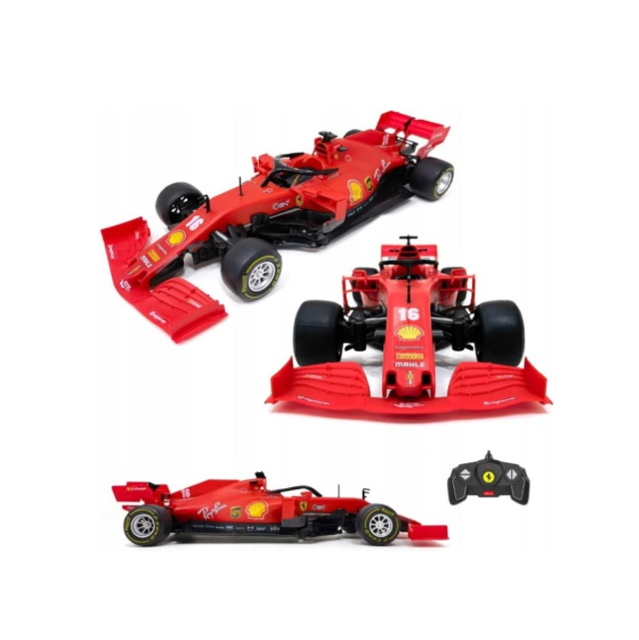Masina de curse Controlata de la Distanta cu Telecomanda, Rastar 97000 Ferrari SF1000, macheta scara 1:16, RED, 2.4GHz