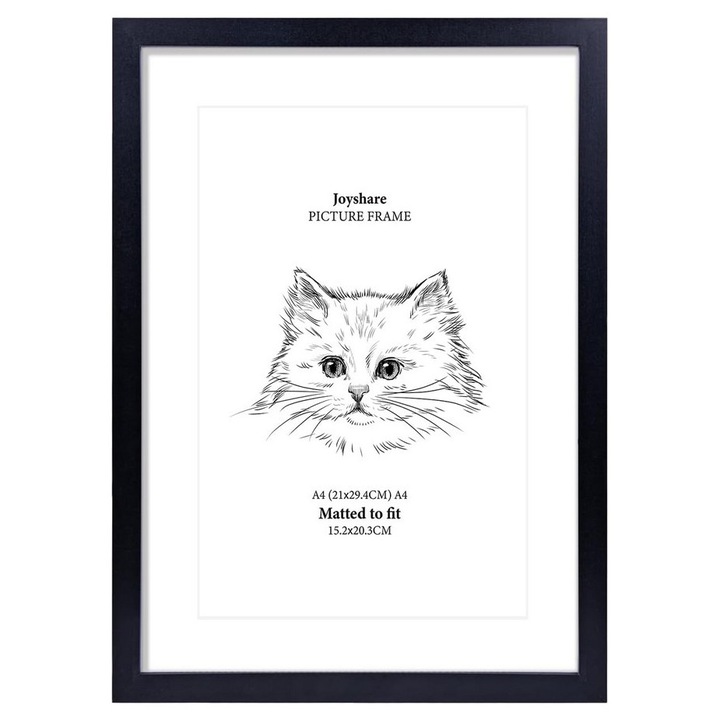 Rama foto A4 21 x 28 cm, negru, Joyshare