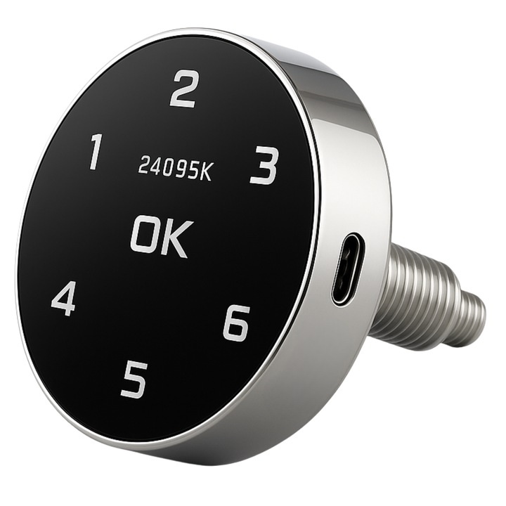 Zavor pentru dulap CB-A1, Spreest, deblocare prin cod PIN, mod public, 50x16x20mm, set complet