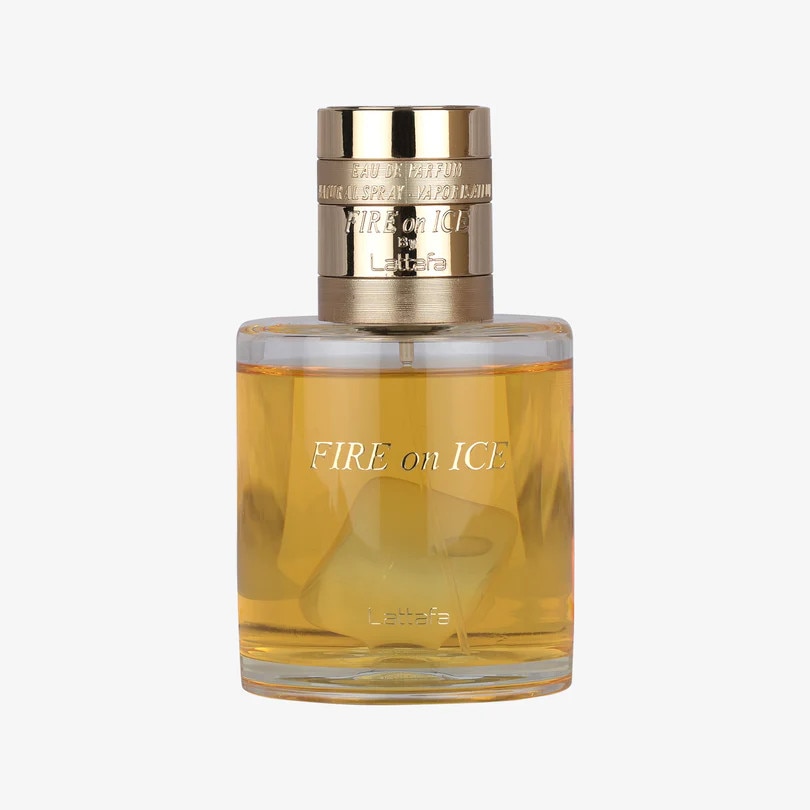 Apa de Parfum Lattafa Fire on Ice, Unisex, 110 ml, note fructate