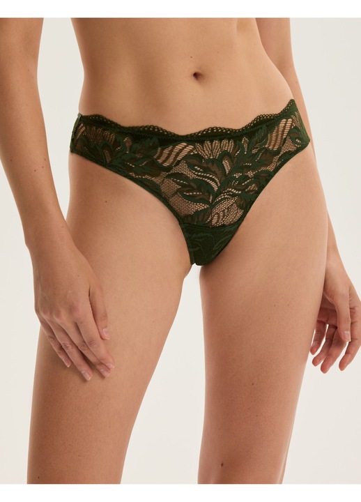 Chiloti tanga Verde khaki Kavi Esotiq, Verde