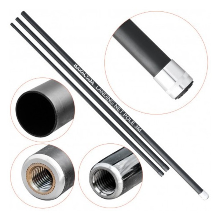 Coada de minciog cu doua capete de prindere, negru