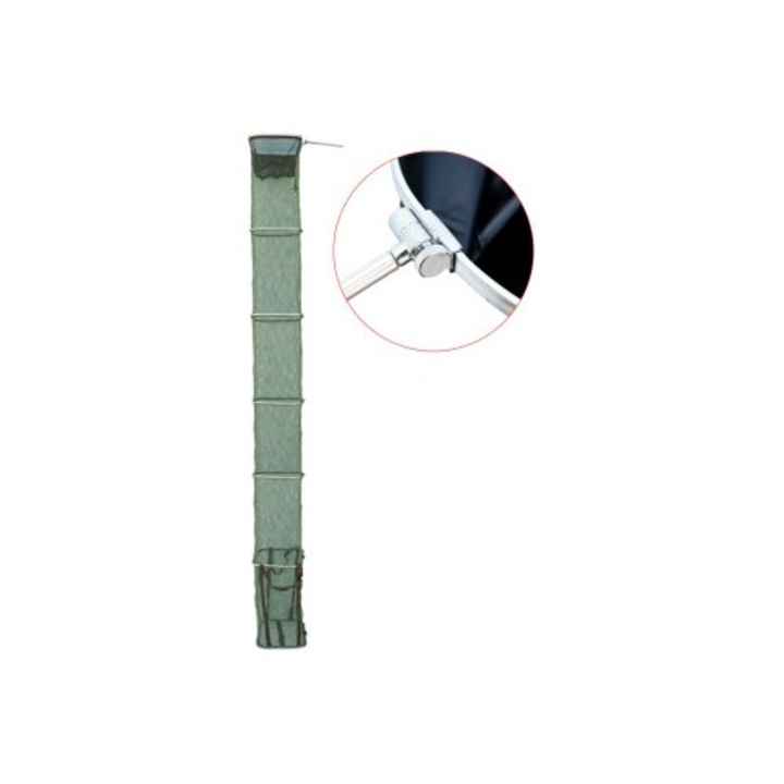 Juvelnic rectangular N14, 3 m, profile aluminiu 42x31 cm, plasa ECO cauciucata 5x5 mm, geanta transport PVC