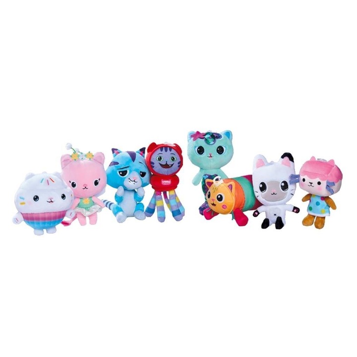 Jucarie de plus Simba Koci Domek Gabi, 18cm, 8 modele disponibile